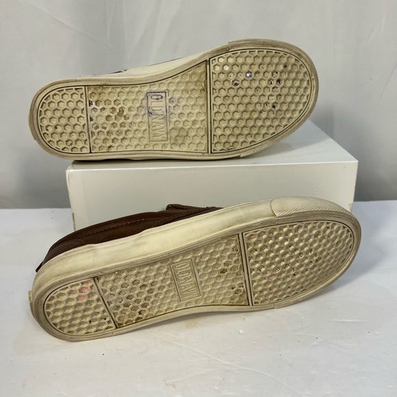 Old Navy Boy’s Faux Leather Brown Slip-Ons Sneakers Size 3 - Picture 8 of 8